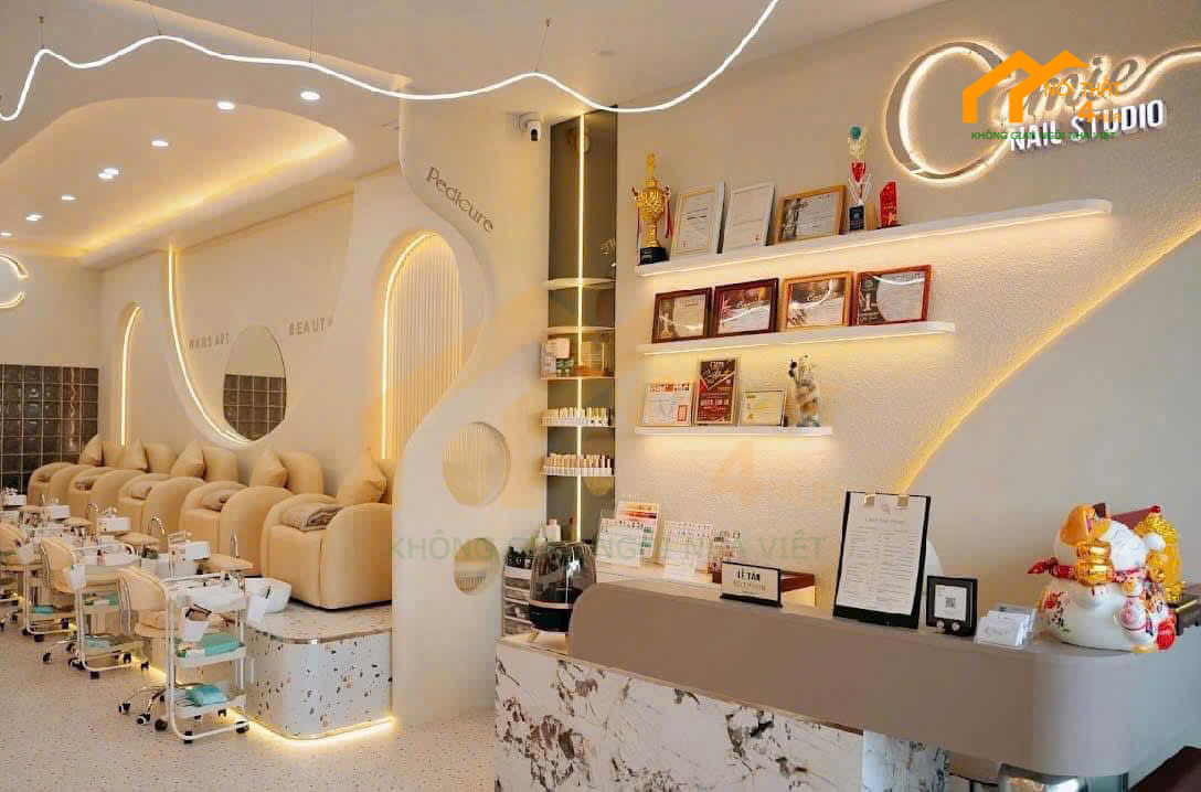 bản thiết kế tiệm nails Camie