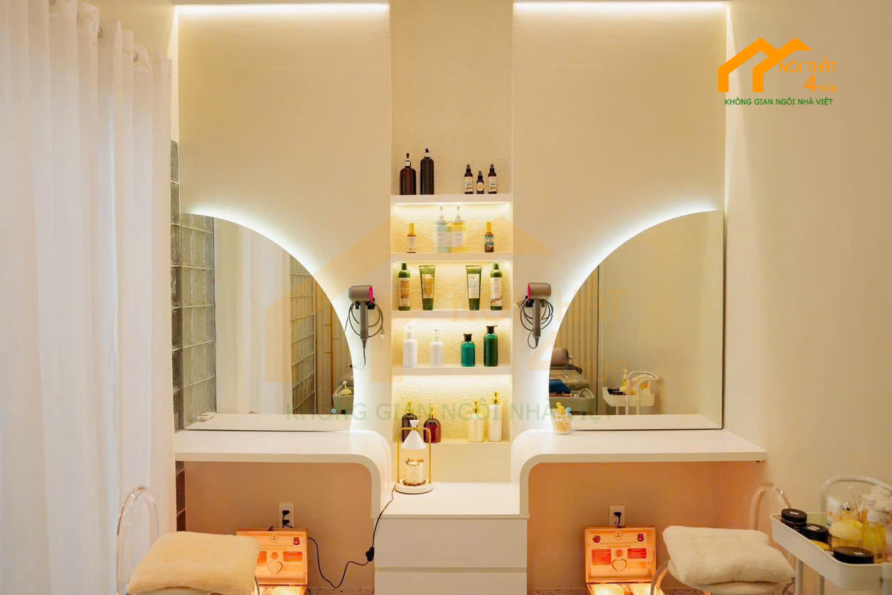dự án thiết kế tiệm nails Camie