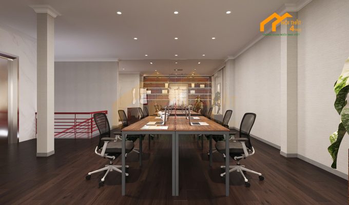 Thiết kế văn phòng làm việc hiện đại - Quận 12 2 bản vẽ thiết kế văn phòng làm việc