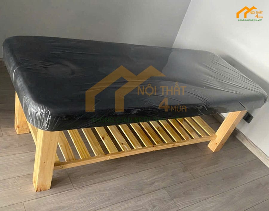 Giường spa gỗ thông giá rẻ