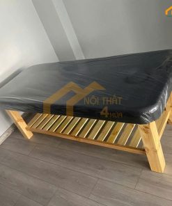 Giường spa gỗ thông giá rẻ