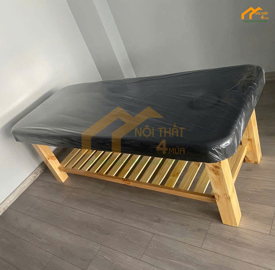 Giường spa gỗ thông giá rẻ