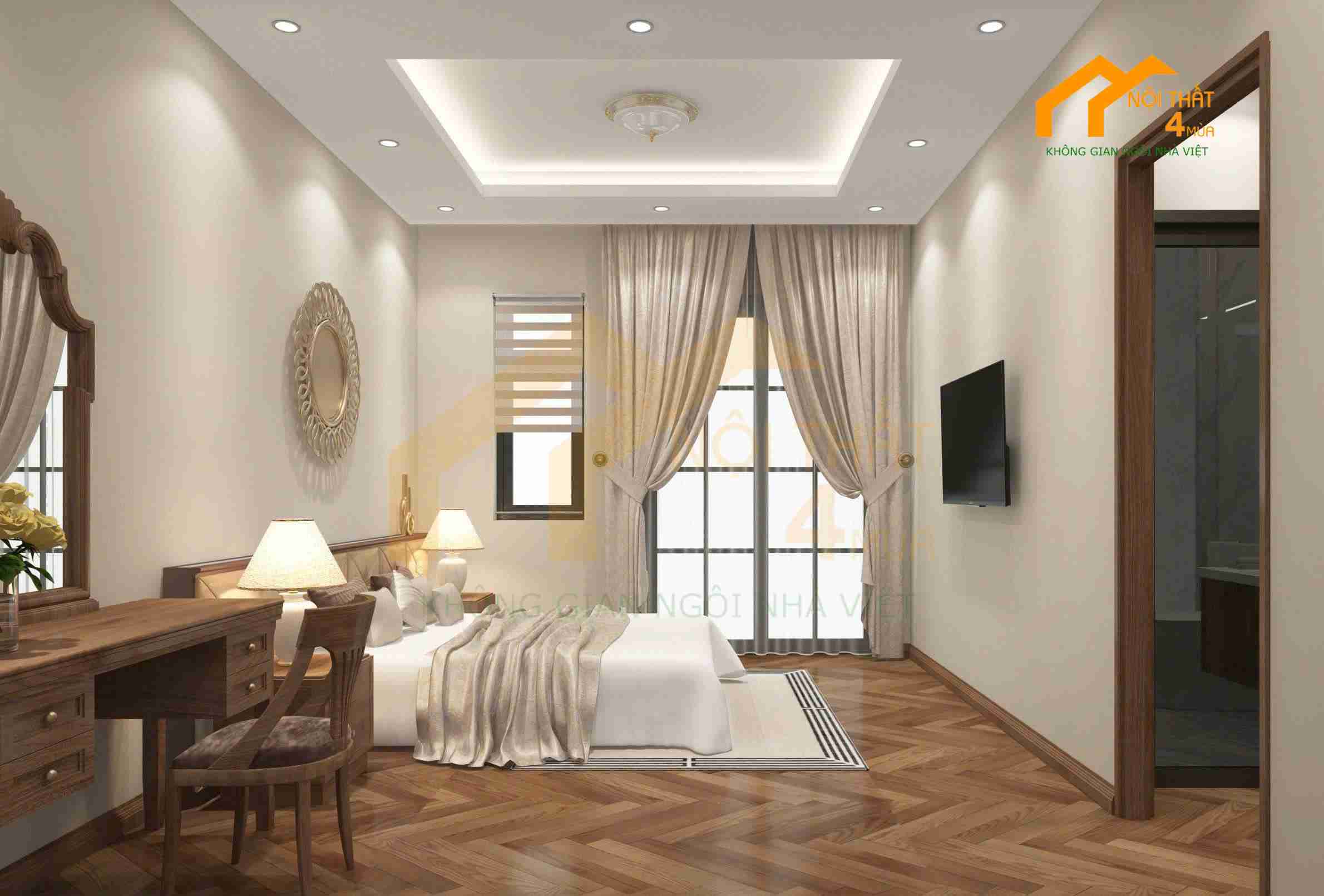 mẫu thiết kế nhà 5x12m 2 tầng