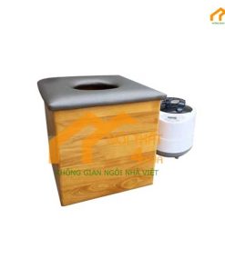 Ghế xông vùng kín bằng gỗ thông