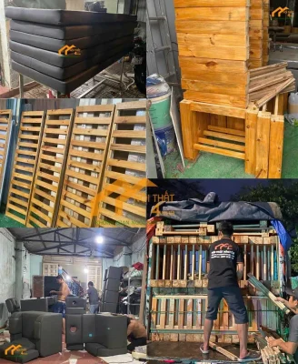 Chi tiết chất liệu gỗ và đệm của giường spa chuẩn khách sạn 4 sao