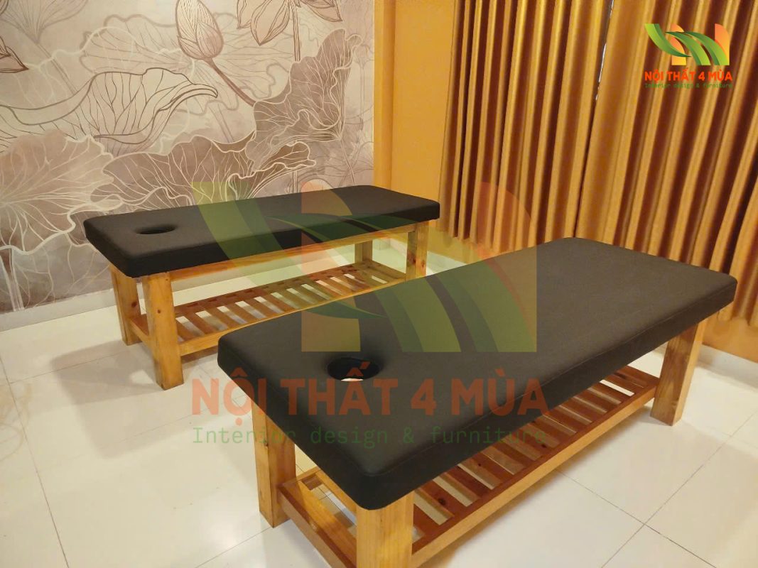 Thi công lắp đặt 18 giường spa ở Đà Lạt 1 thi công giường massage spa