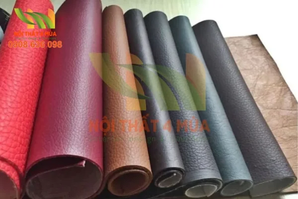 Ghế bọc da kiểu dáng tối giản, phù hợp nội thất hiện đại