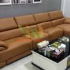 Bọc Ghế Sofa Màu Nâu Chữ L - BLSF17