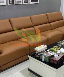 Bọc Ghế Sofa Màu Nâu Chữ L - BLSF17