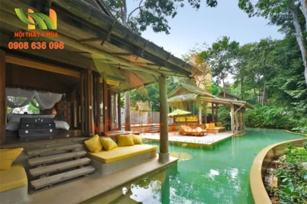 Mẫu Bọc Ghế Sofa Resort Sang Trọng – Thiết Kế Theo Yêu Cầu