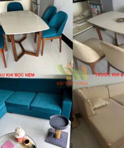 Bọc Ghế Sofa Phòng Khách Hiện Đại - BLSF08 8 boc lai sofa nem gia dinh