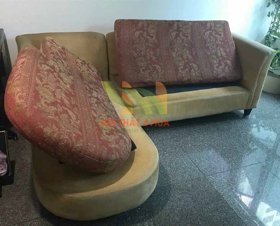 Bọc sofa L đẹp Bọc sofa L đẹp
