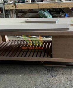 Giường spa gỗ sồi có hộc tủ cao cấp - GTK02 3 Giường spa gỗ sồi có hộc tủ cao cấp