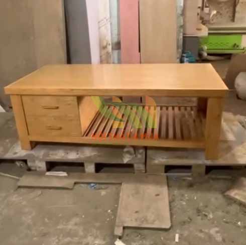 Giường spa gỗ sồi có hộc tủ cao cấp Giường spa gỗ sồi có hộc tủ cao cấp