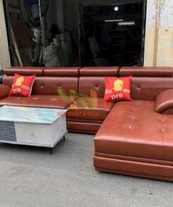 Sofa da phòng khách hiện đại - SPK001 3 Sofa da phòng khách
