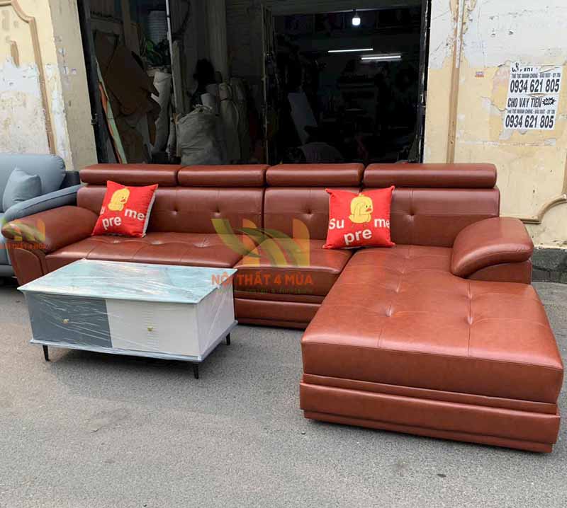 Sofa da phòng khách Sofa da phòng khách