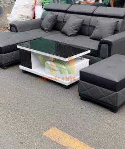 Sofa góc L phòng khách - SPK003 3 Sofa góc phòng khách hiện đại