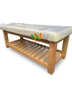 Giường spa massage body gỗ sồi màu tự nhiên - GS05 4 Mẫu giường spa gỗ sồi màu tự nhiên cao cấp