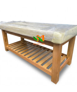 Giường spa massage body gỗ sồi màu tự nhiên - GS05