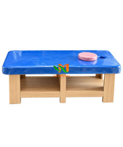 Giường massage cao cấp chân sắt ốp gỗ