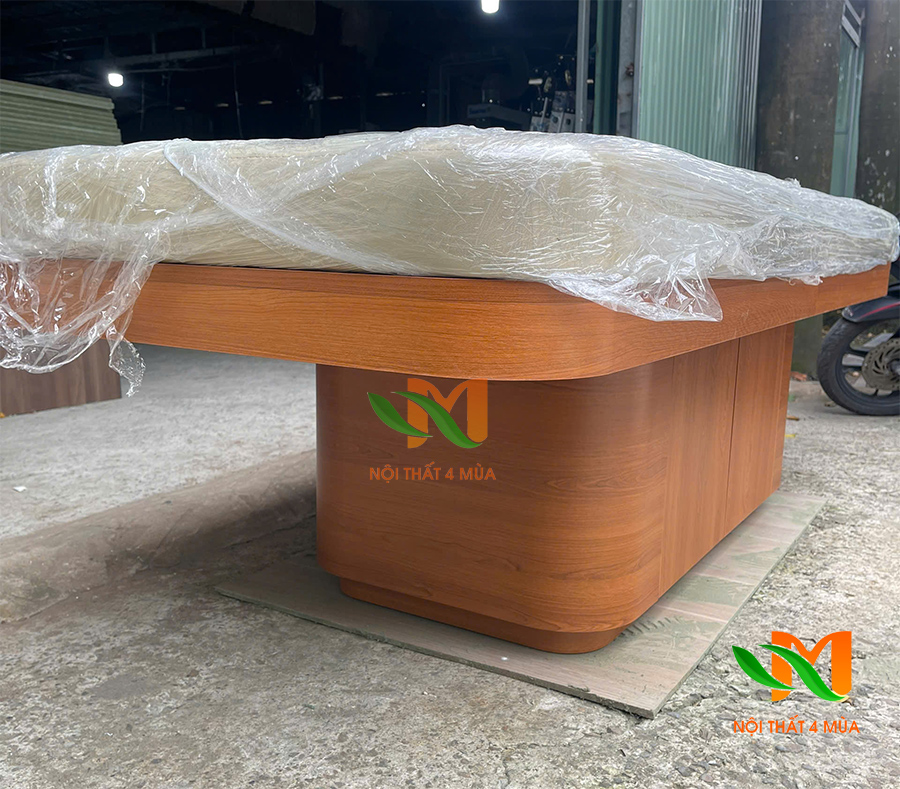Giường spa cao cấp gỗ công nghiệp Giường spa cao cấp gỗ công nghiệp