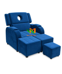 Ghế foot massage bọc nhung cao cấp