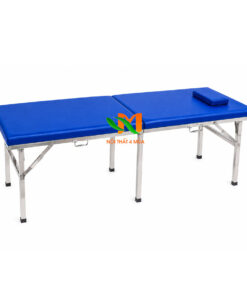 Giường vali 6 chân inox