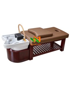 Giường gội đầu gỗ sồi cao cấp