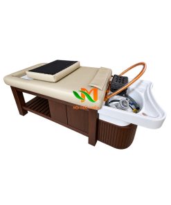 Giường gội cao cấp gỗ sồi 3in1